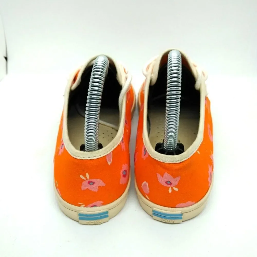 Toms Casual Canvas Sneakers‎ Women's Size 6.5 Orange
